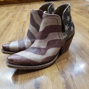 Patriotic Ankle Boots
